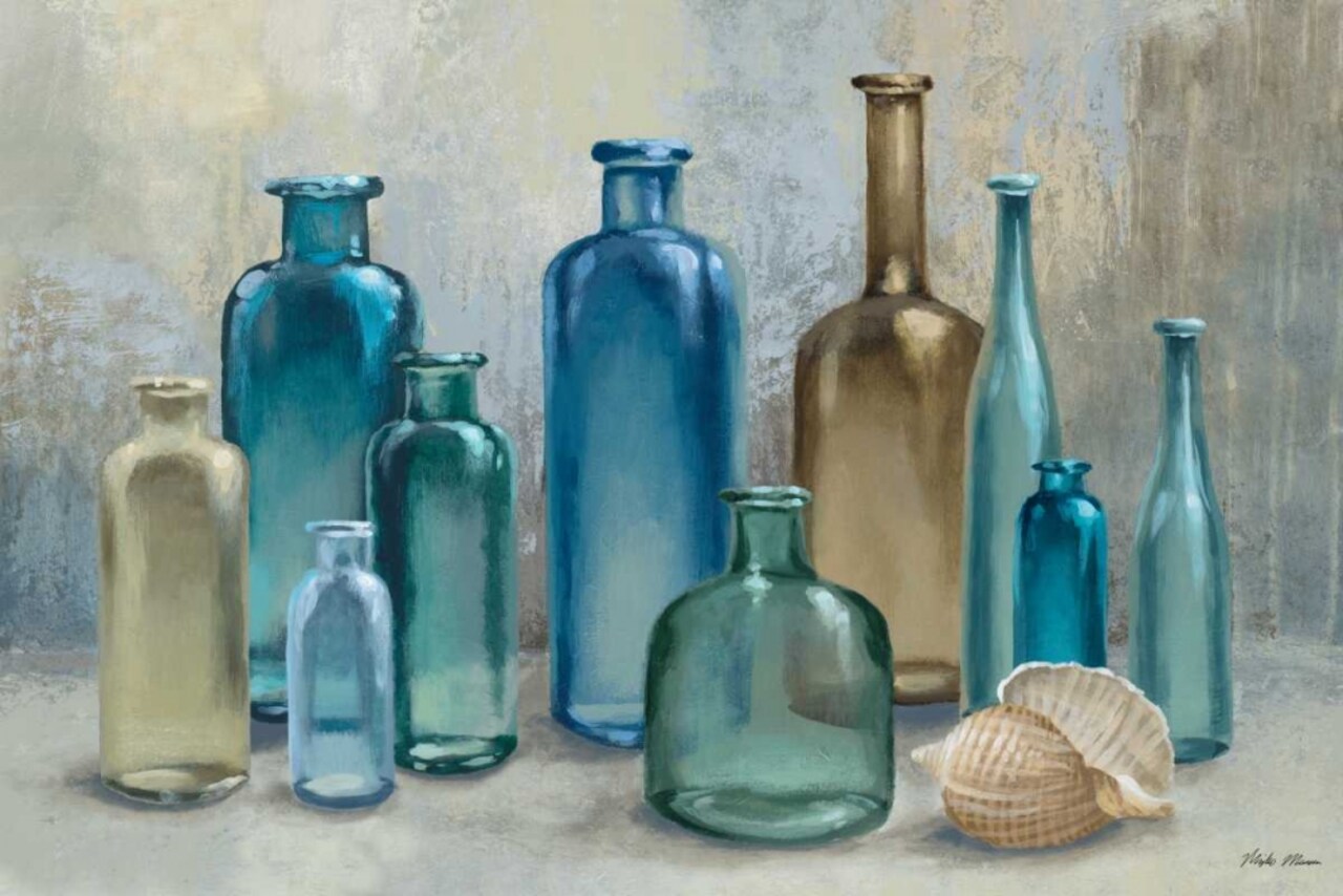 Glass Bottles Poster Print by Michael Marcon - Item # VARPDX11508